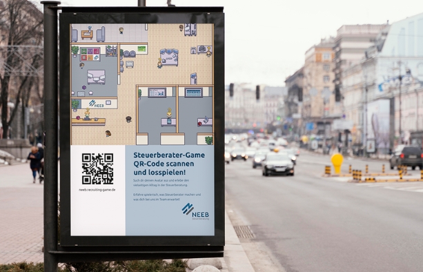 Recruiting Games in der Printwerbung